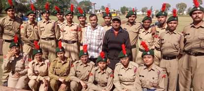 The cadets performed brilliantly in the camp.