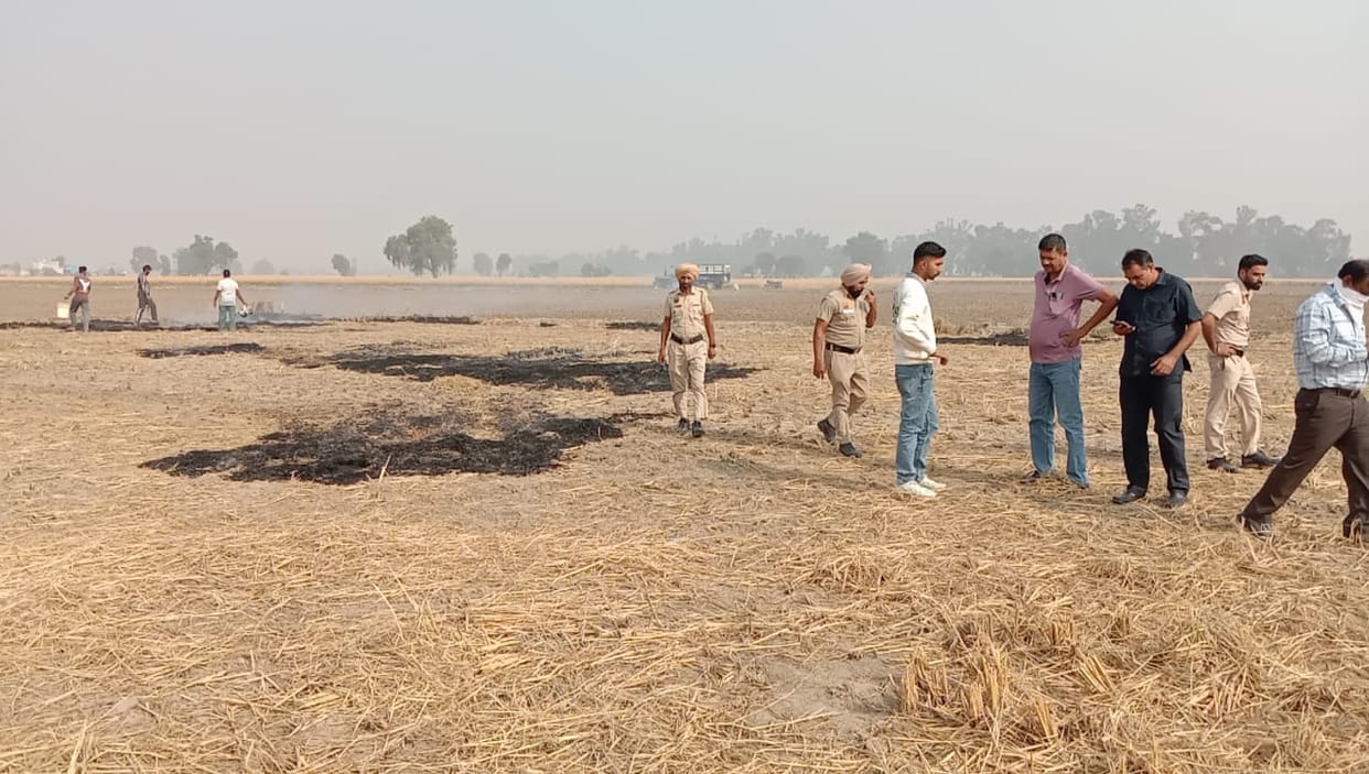 4 policemen suspended for burning crop residue, 23 issued show cause notices