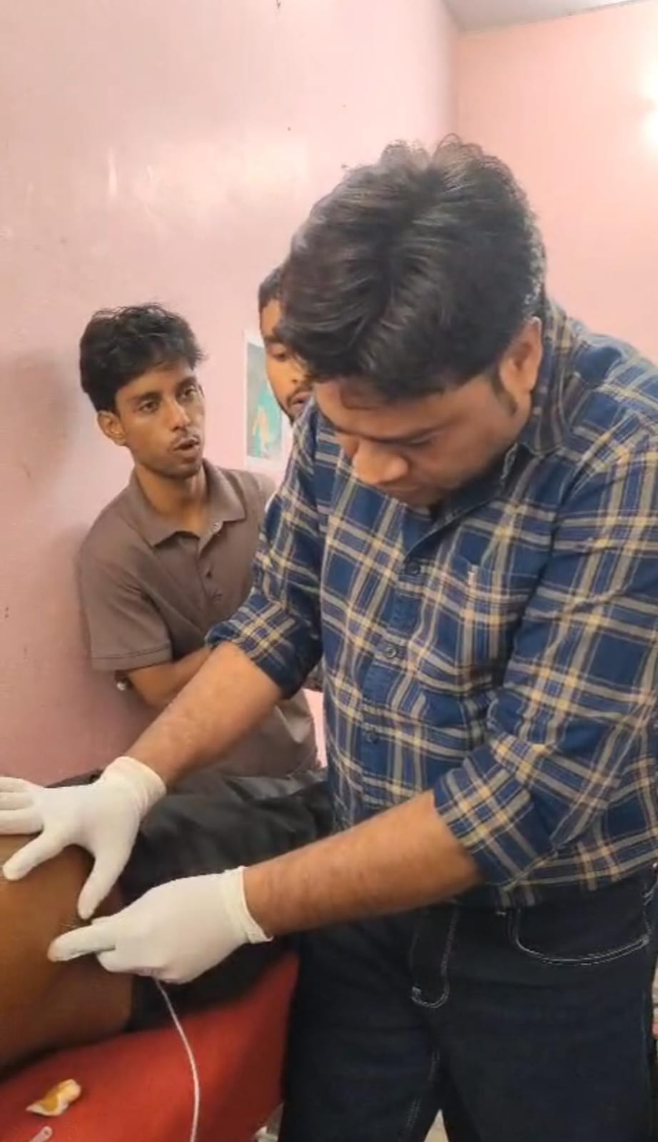 There was fluid in the stomach, treatment at CHC saved his life