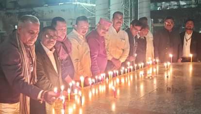 Advocates paid tribute by lighting candles