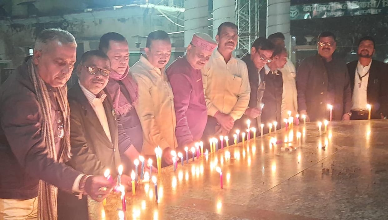 Advocates paid tribute by lighting candles