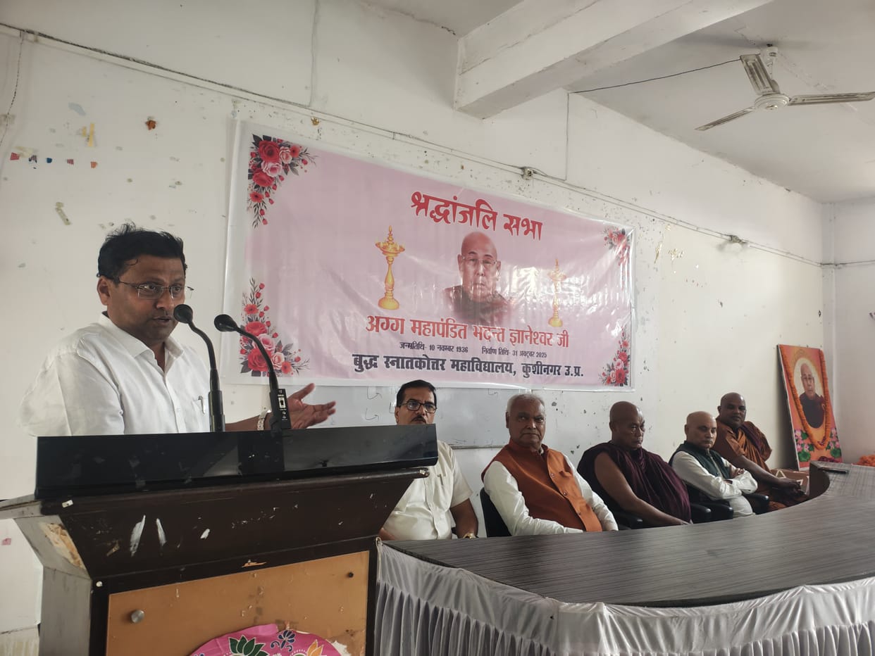 Bhadant Dnyaneshwar was popular all over the world