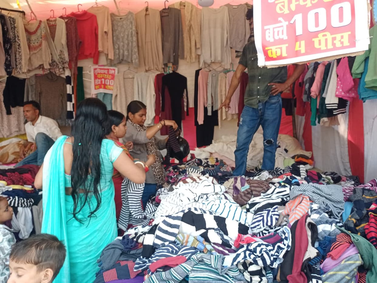 Dadri fair started buzzing amid mild cold, but the swings are not ready yet
