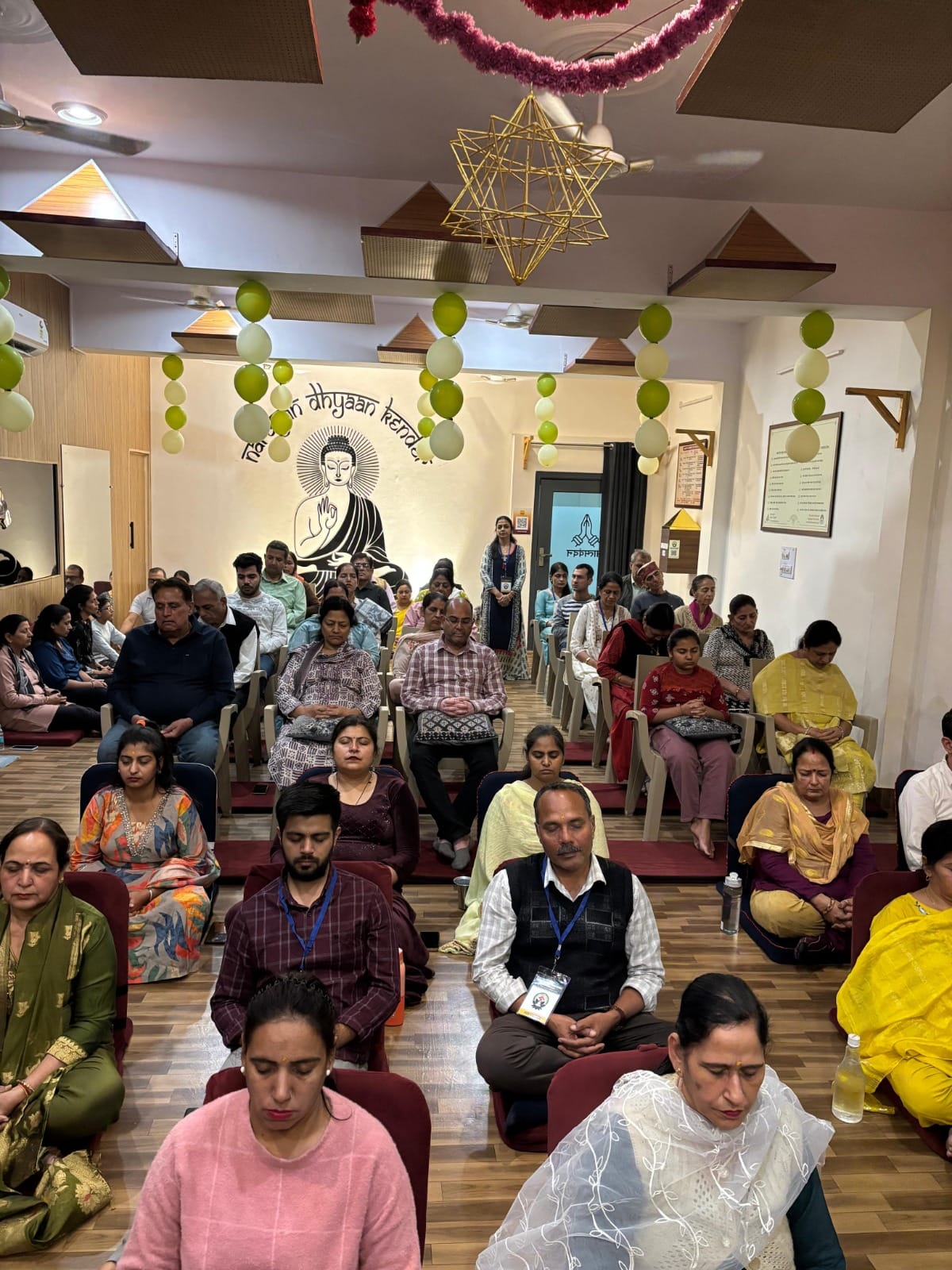 Meditation session organized on Brahmarshi Patri's birthday