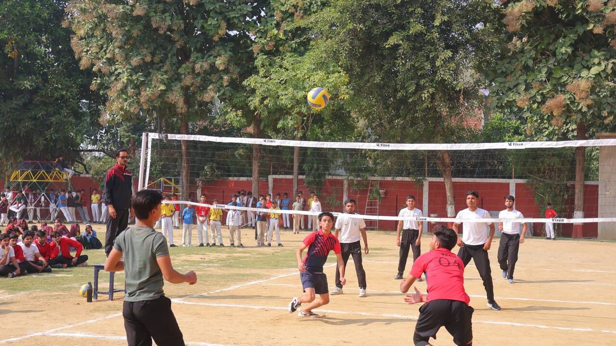 Exciting inter-school volleyball matches