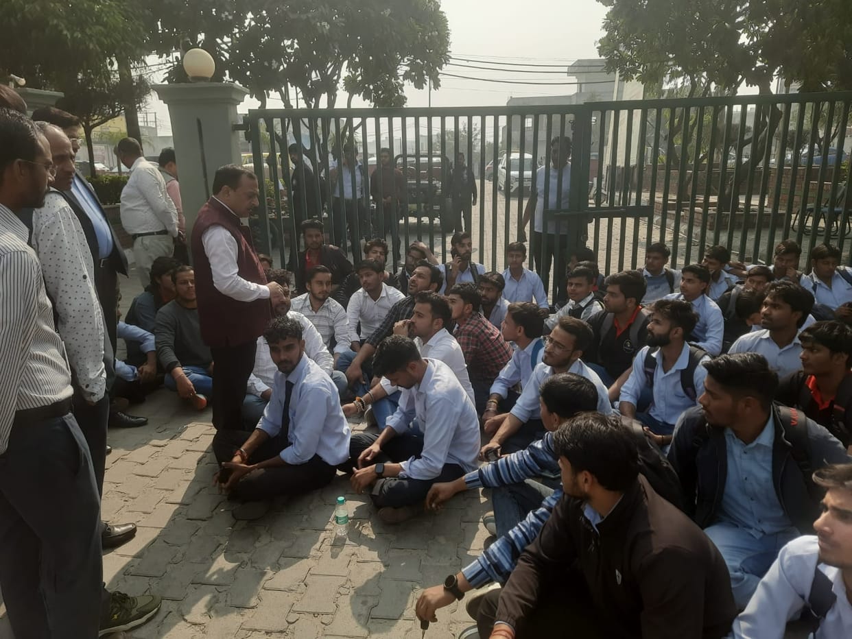 Students created ruckus in Vidya University