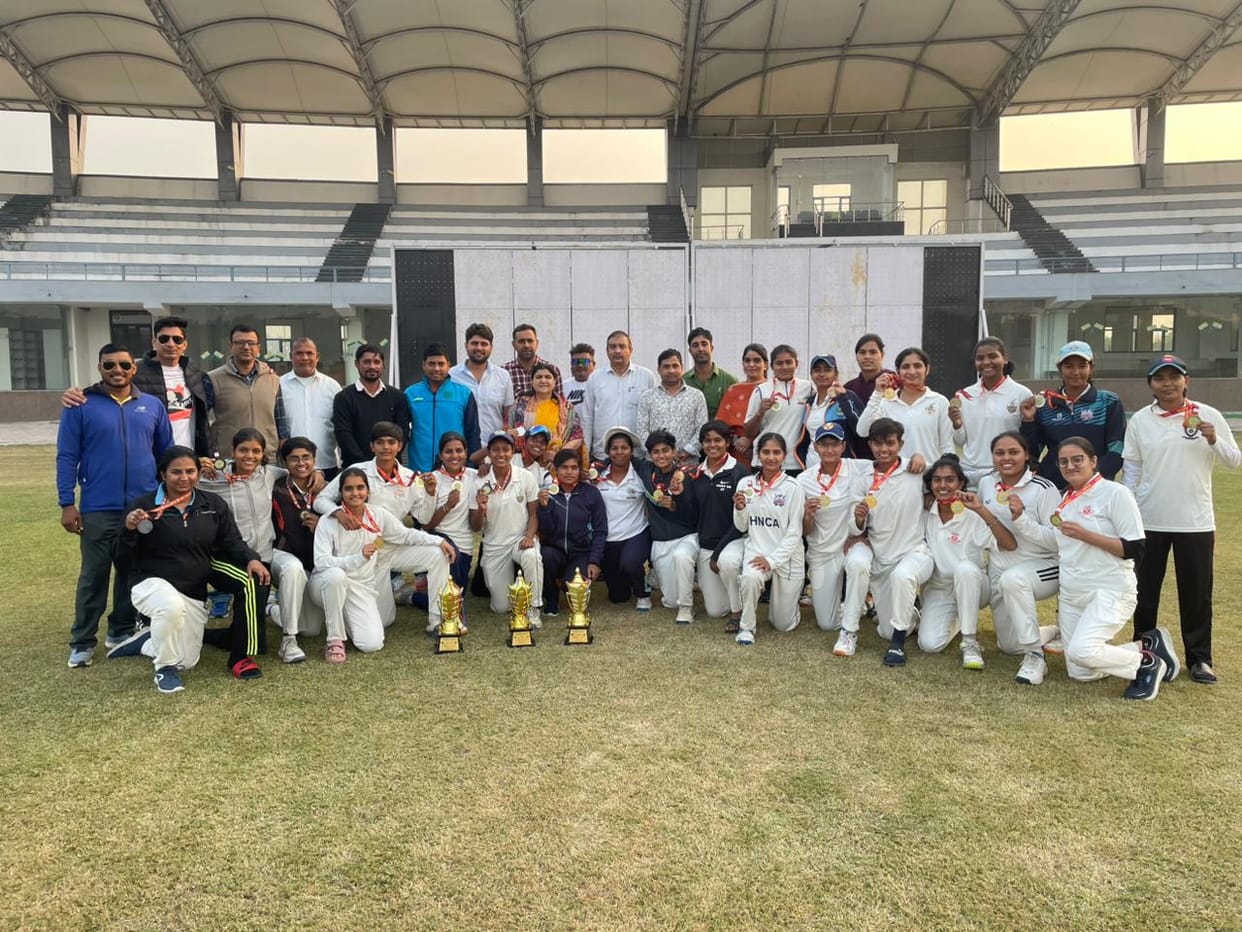 Jat College won the Inter College Women's Cricket Tournament