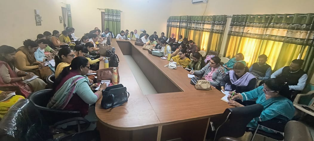 Teachers were given training in listening, speaking and reading.