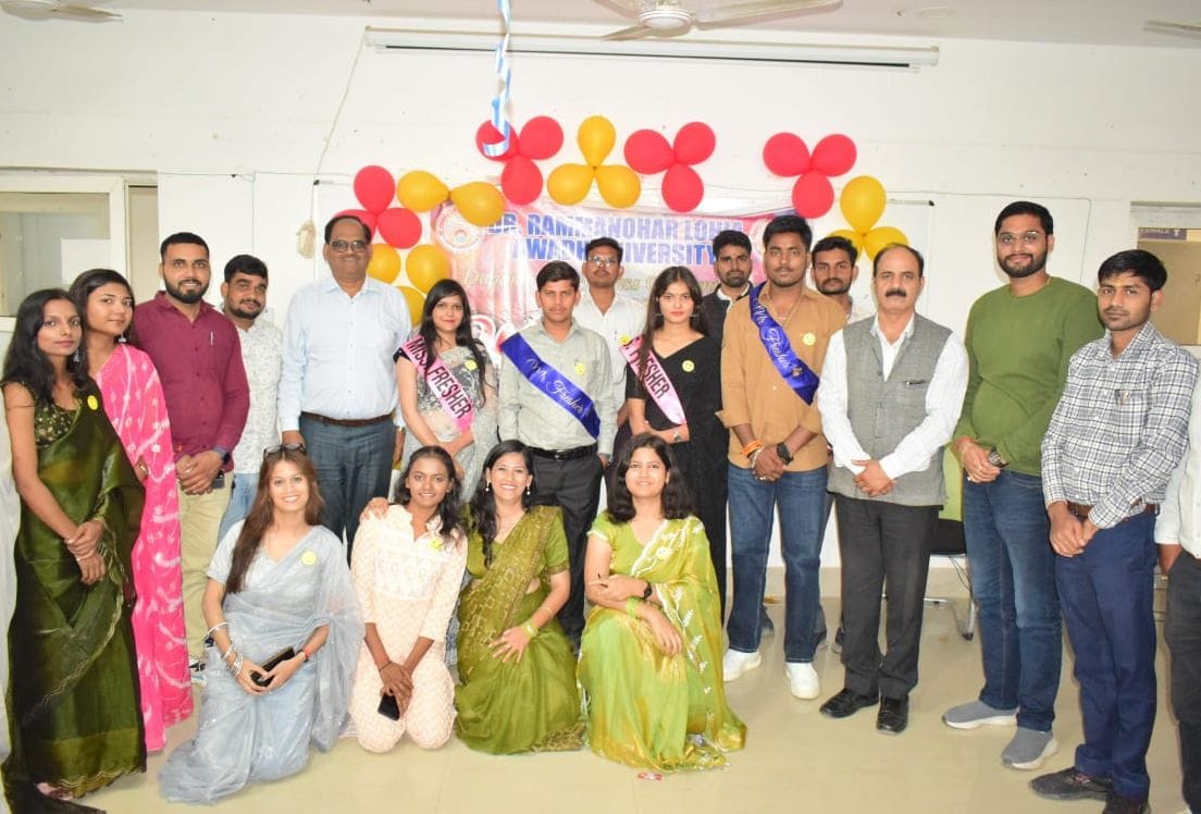 Abhinav and Pravesh became Mr. Fresher and Harshita and Lakshmi became Miss Fresher