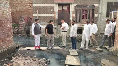 Inspection of the STP line, a project worth 24 crore rupees will commence.