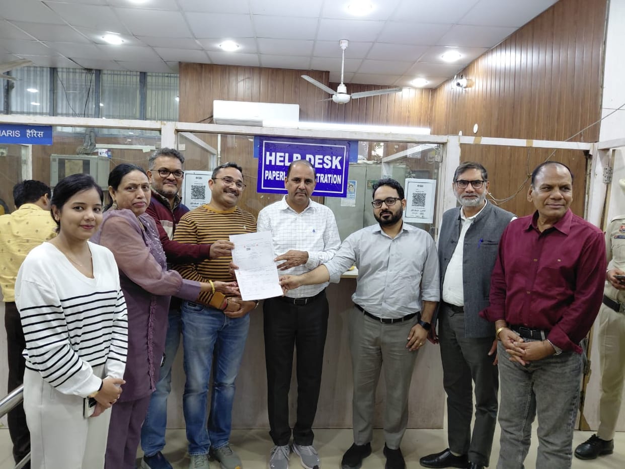 The biggest paperless registry took place in the city tehsil.