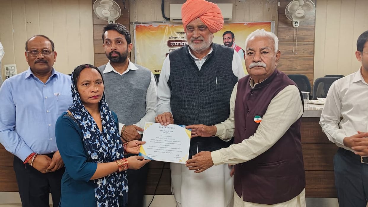 Certificates were handed over to 100 beneficiaries of the scheme