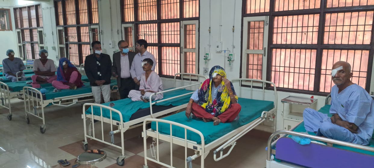 New hopes of restored eyesight return at the civil hospital, cataract patients will no longer need to be referred.