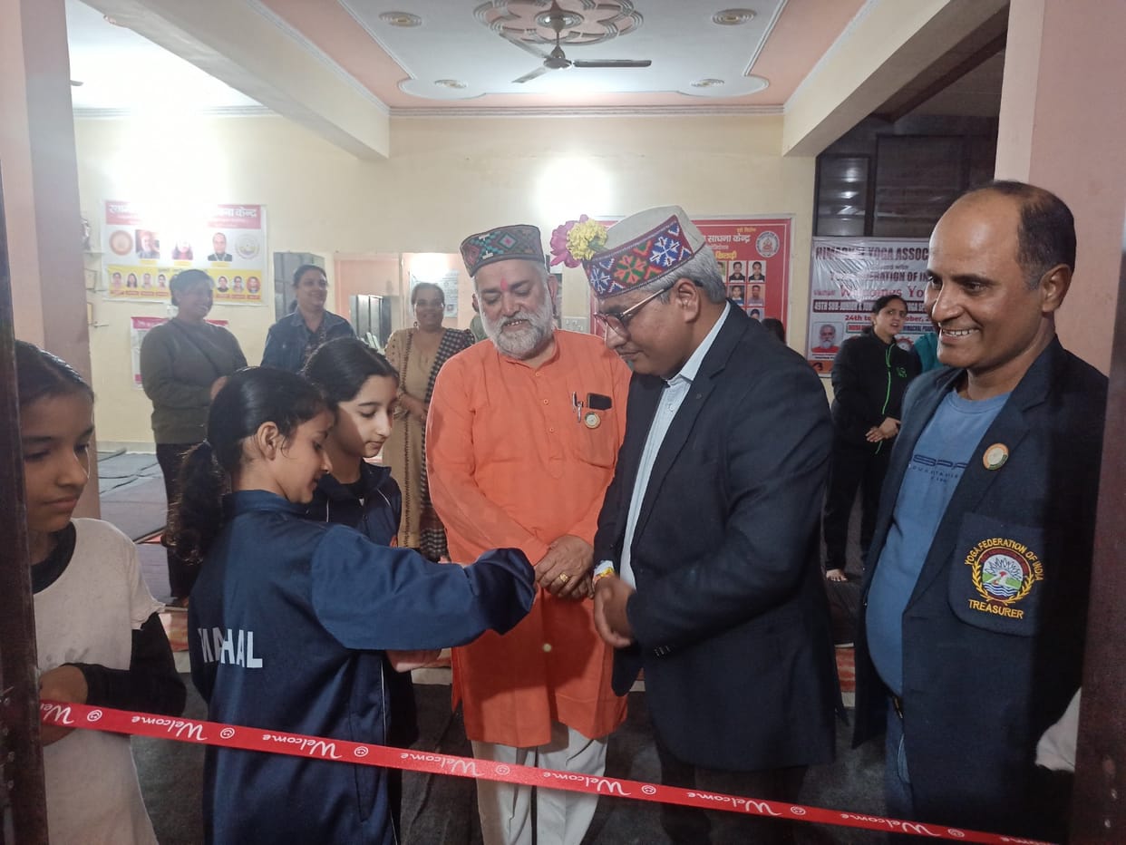 Inauguration of office of Himachal Yoga Academy at New Nalagarh