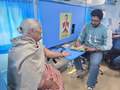 264 people were examined in the camp.