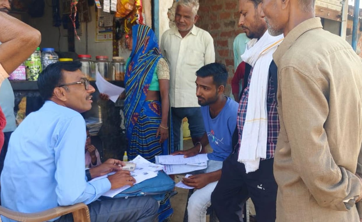 BLOs are doing door-to-door verification under special intensive revision.