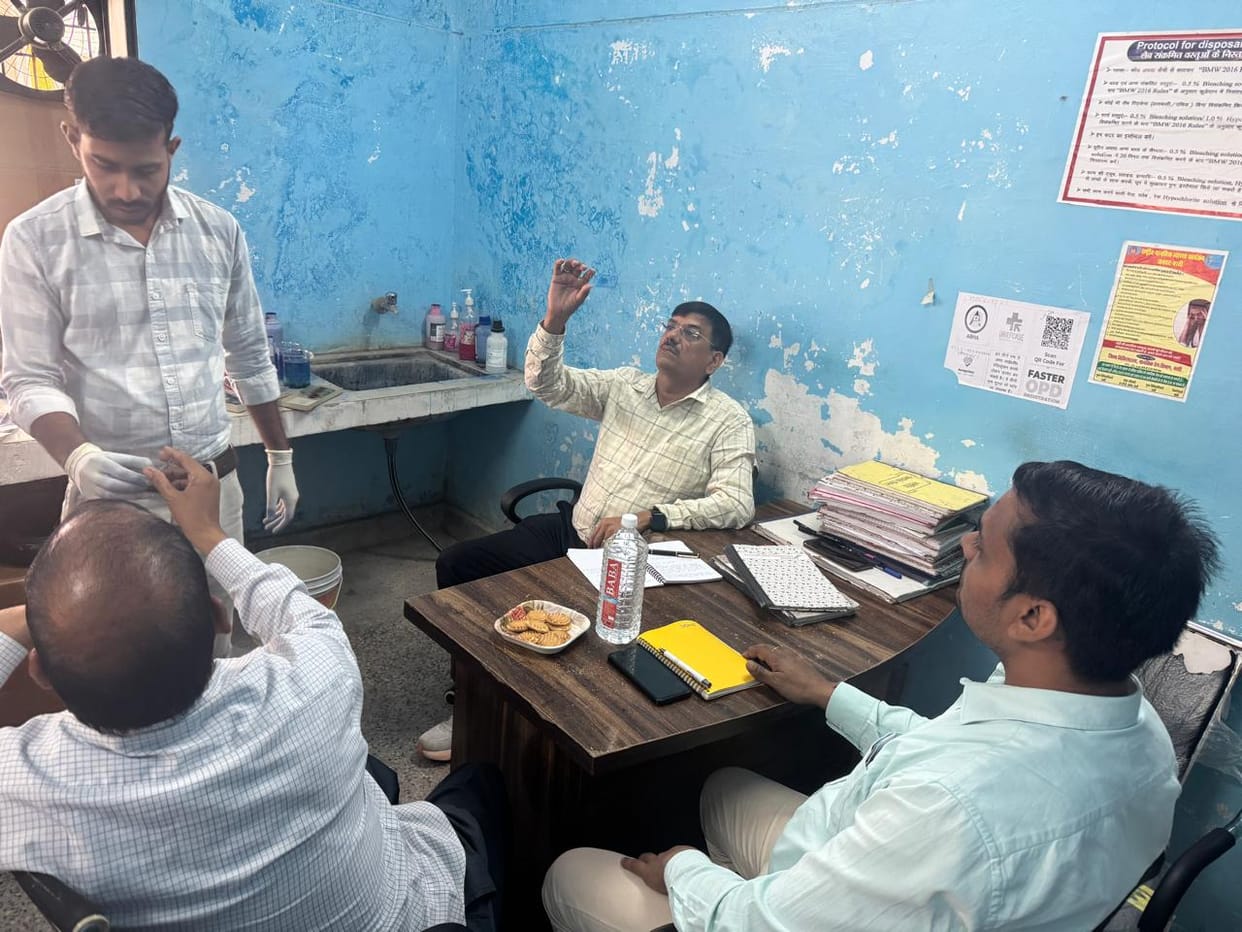 Samples of 3600 people were taken for filariasis test in four blocks in a fortnight.