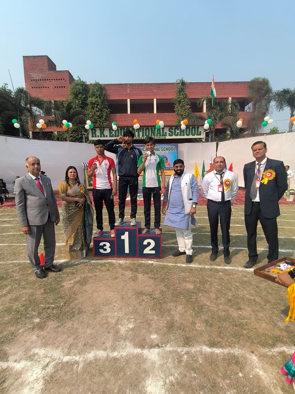 Yusuf, Ishika, Mohit, Harshita were selected as the best athletes.