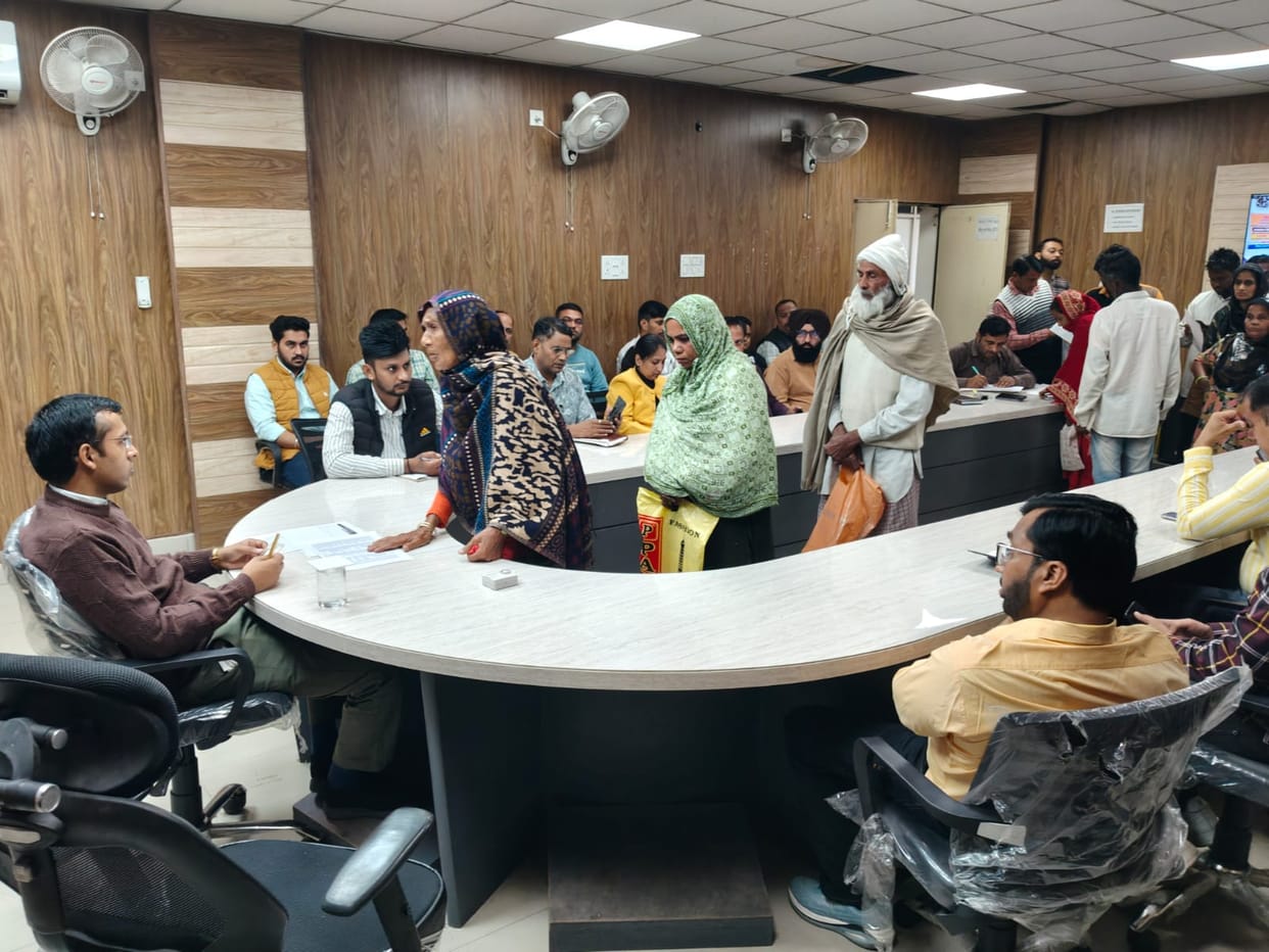 People lodged eight complaints in the resolution camp
