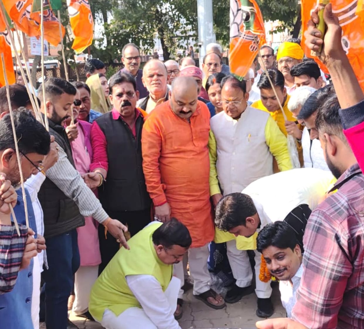 BJP celebrated victory in Bihar