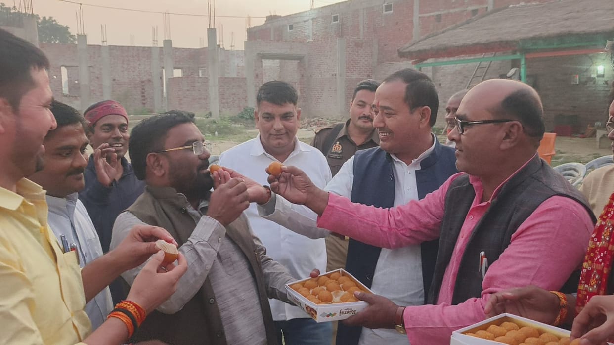 Celebrations mark BJP's victory in Bihar Assembly elections