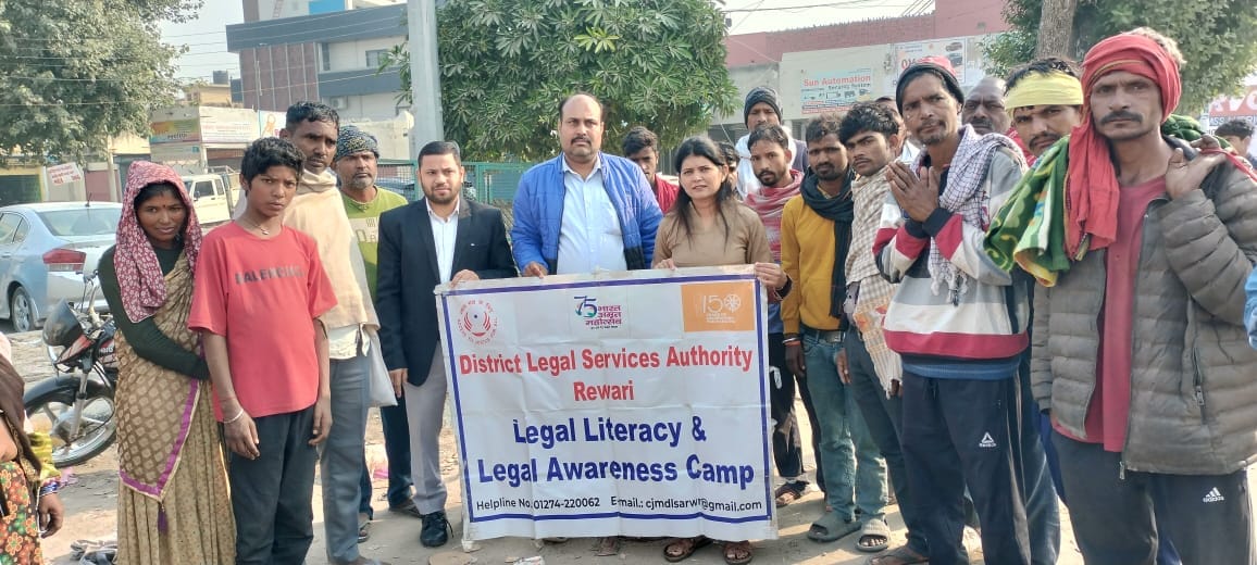 Workers were informed about their rights and government schemes.