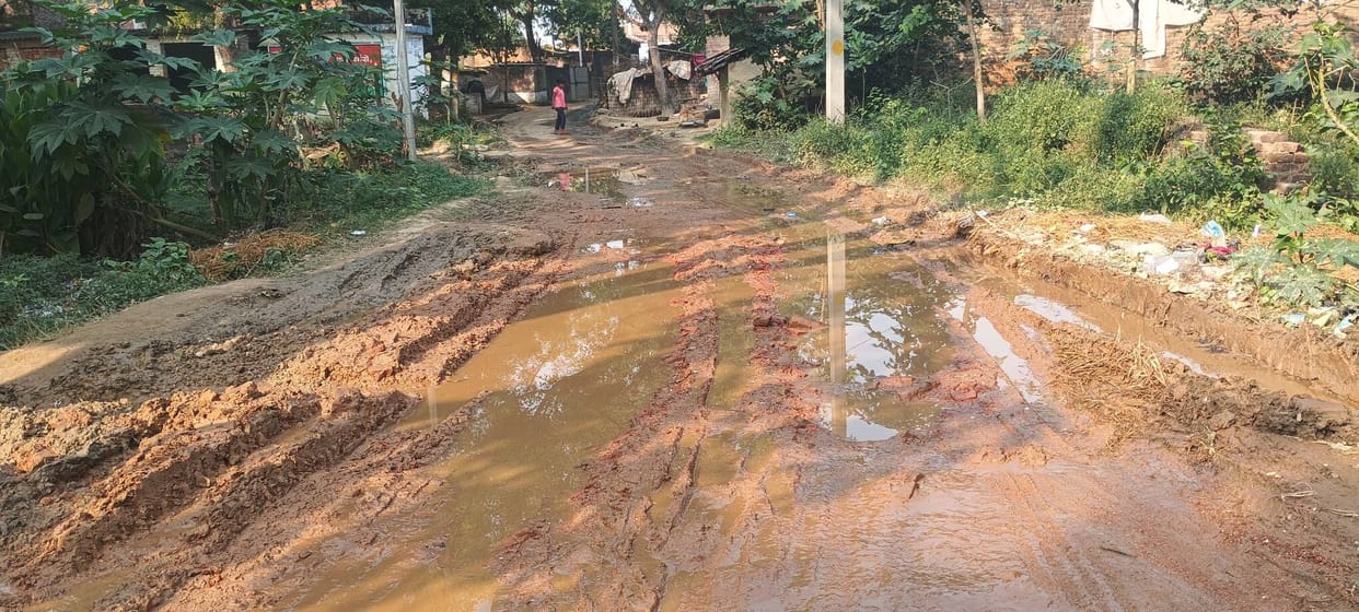 Drains choked, water on the road... this is the story of Rerua