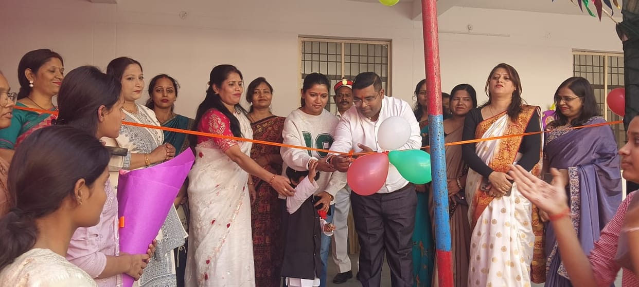 A fair was organised in the school on Children's Day