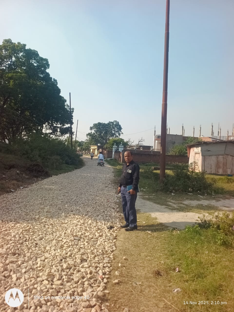 PWD started construction work on Mandi Samiti road without NOC
