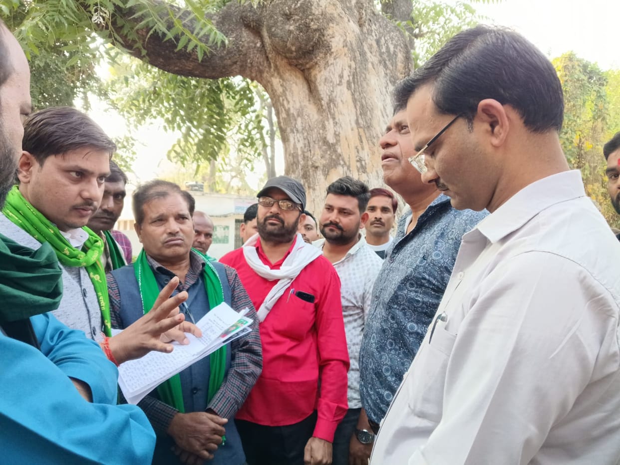 Bhakiyu staged a sit-in protest against illegal fee collection