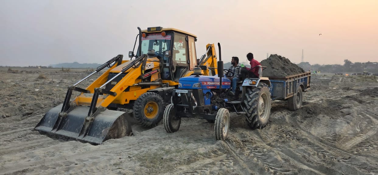 PWD contractor got the mining done, fair administrator stopped the work