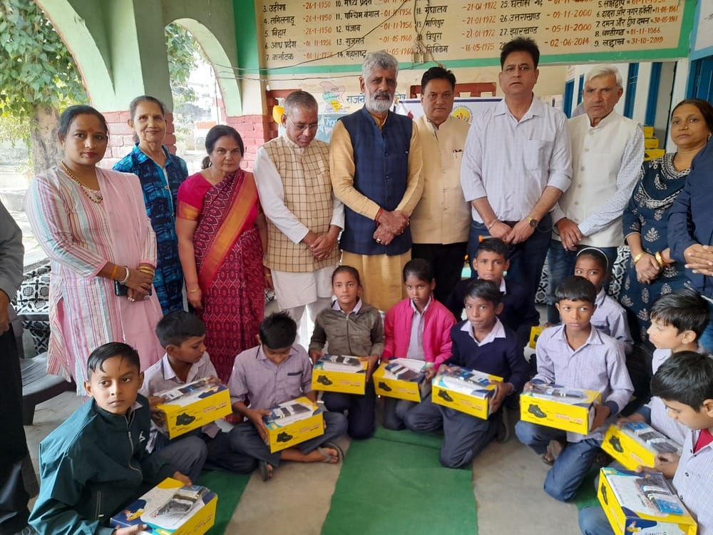 Donors Foundation distributed shoes to children on Children's Day