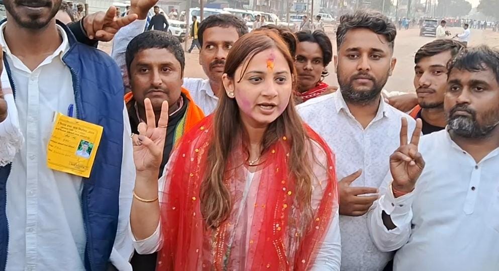 Muzaffarpur Bihar news : komal singh jdu reaction after win attack on opposition party