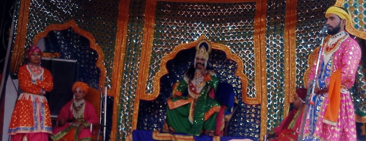 The episode of Sita's abduction was staged.