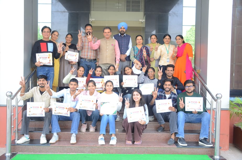 JCD Vidyapeeth won 19 awards at the Triveni Youth Festival.