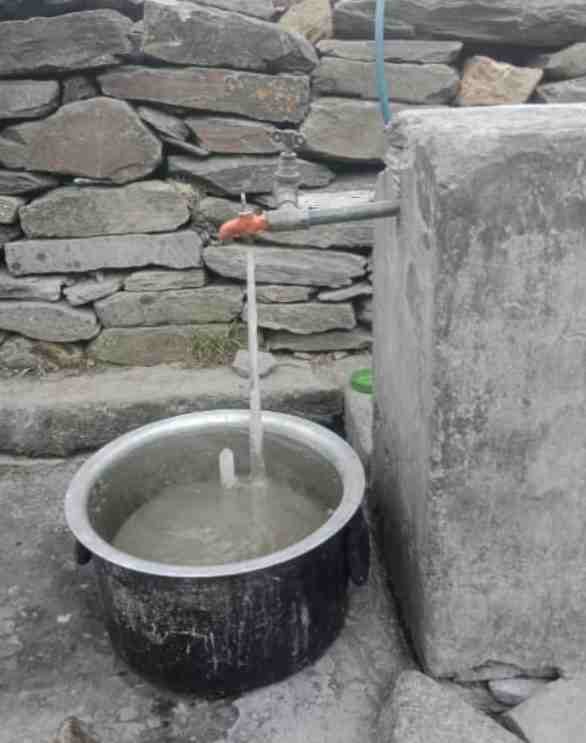 Temperatures reached minus seven degrees in Darma and Vyas Valley, water sources froze.