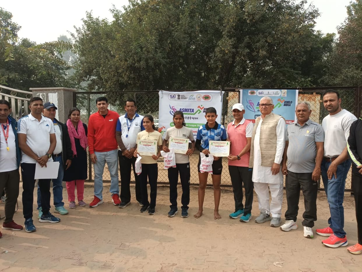 Asmita Khel Hi Meri Pehchan Athletics Championship begins at Bhim Stadium