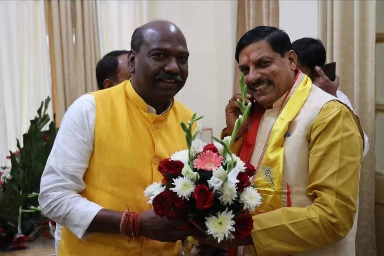 Barghat MLA Kamal Merskole's name missing from speech list at Ladli Bahna ceremony