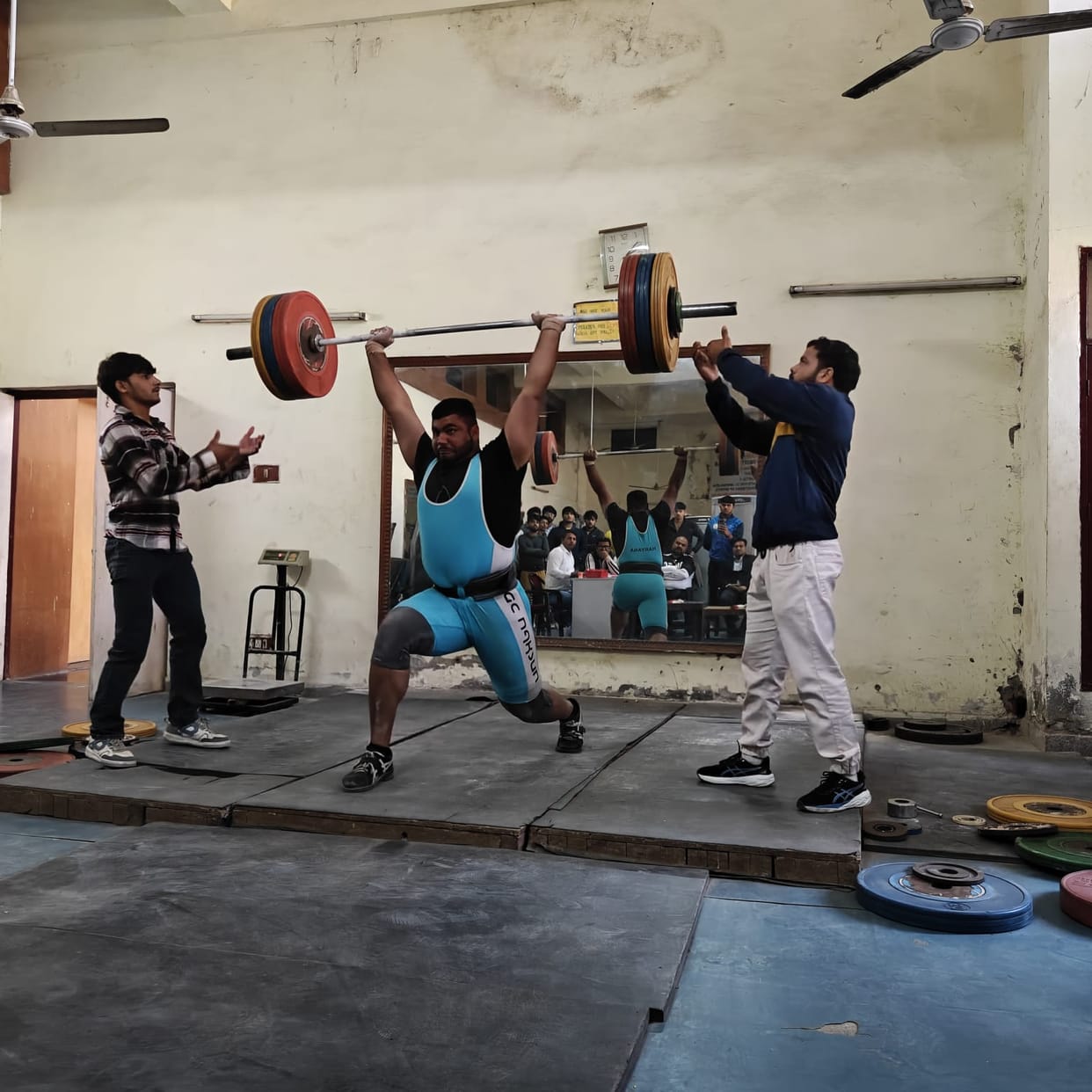 GGDSD College Palwal overall winner in Inter College Weightlifting Competition