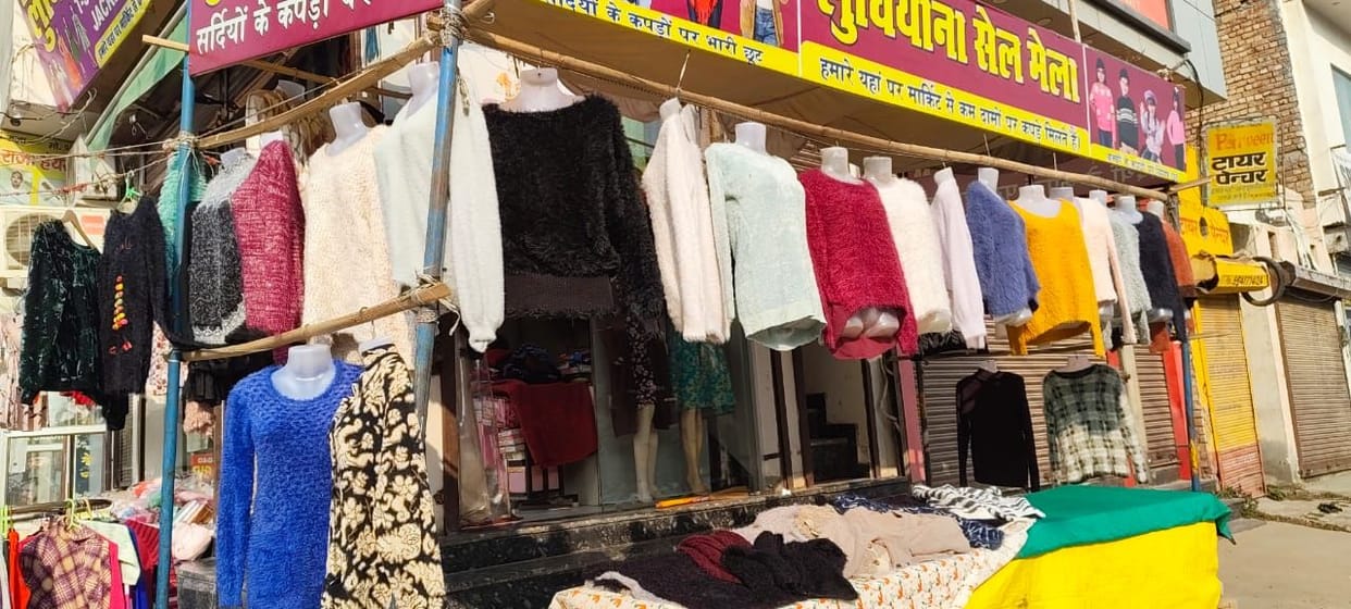 As the cold increases, demand for warm clothes increases.