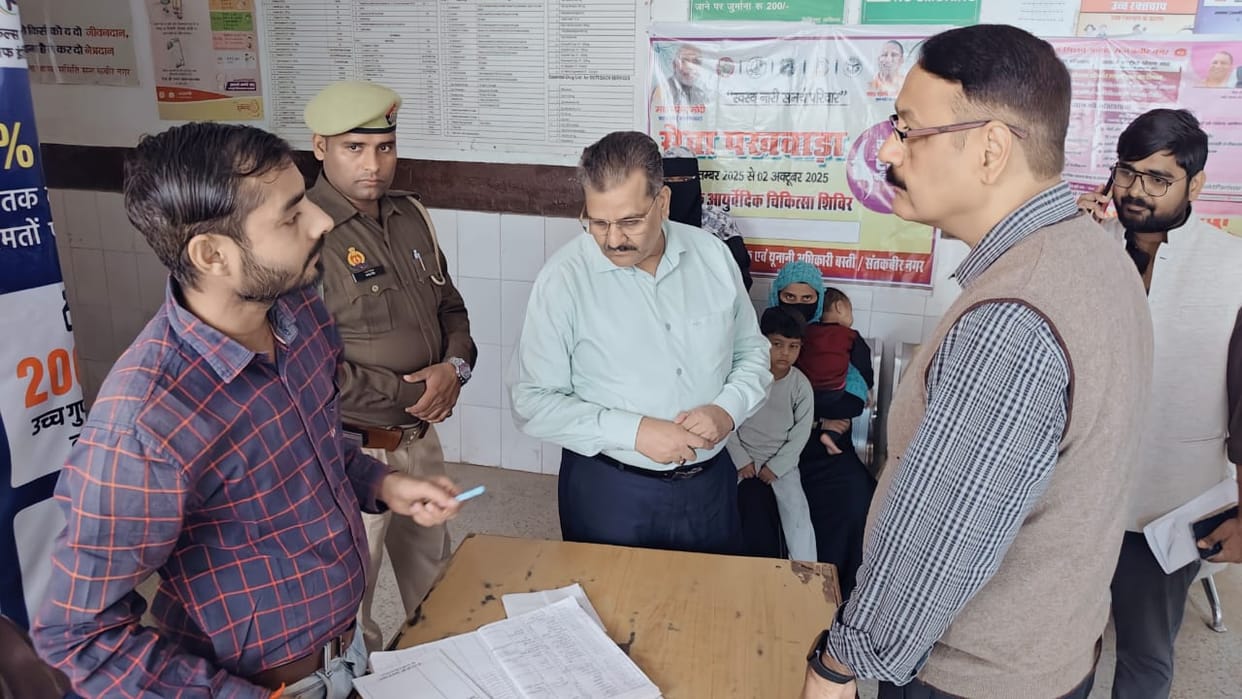 Seven health workers, including three doctors, were found missing without notice, and instructions were given to deduct their salaries.