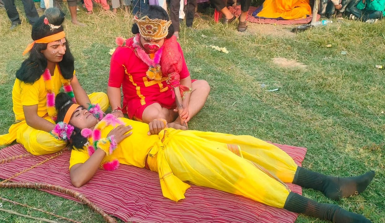Siddharthnagar News : Ravana cremation and fair held