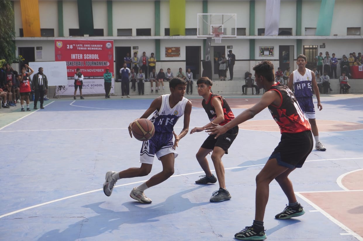 Exciting matches in the basketball tournament