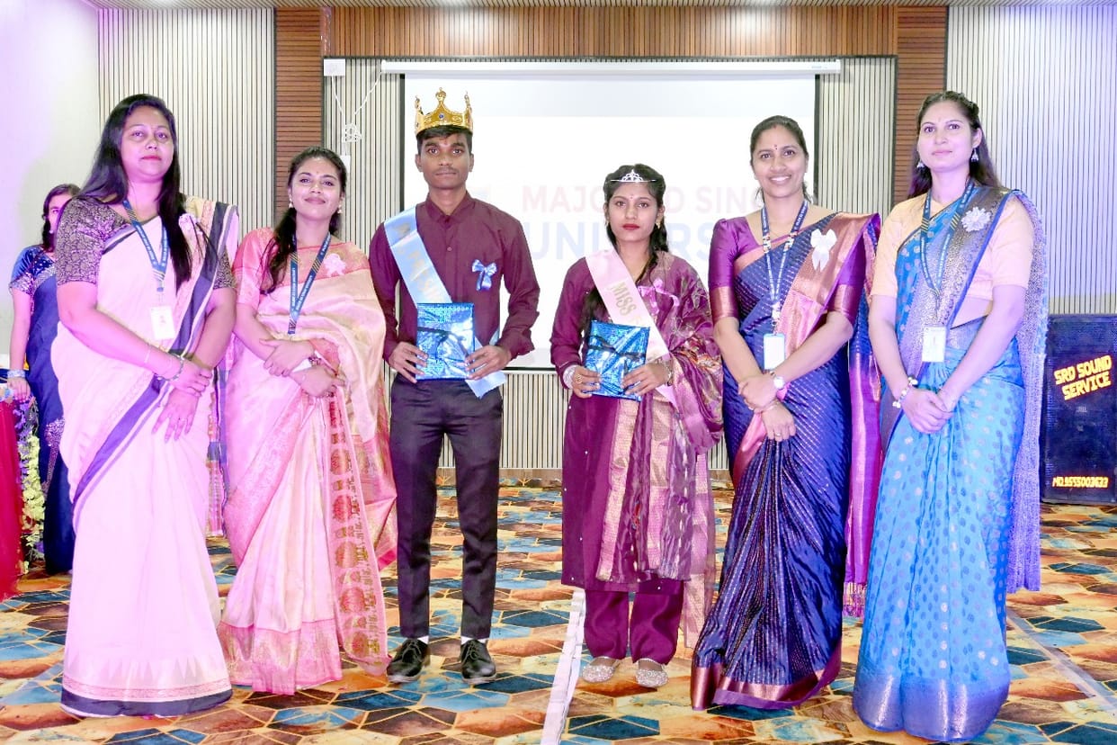 Pratibha became Miss Fresher and Aman became Mr. Fresher.