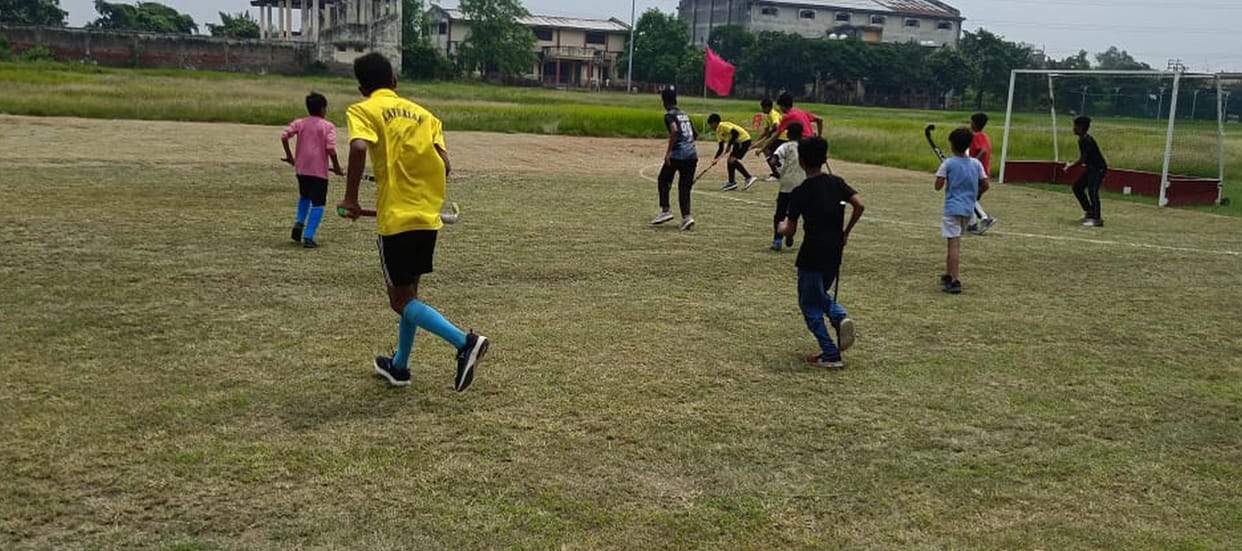 Team A won the practice hockey match by 3-2