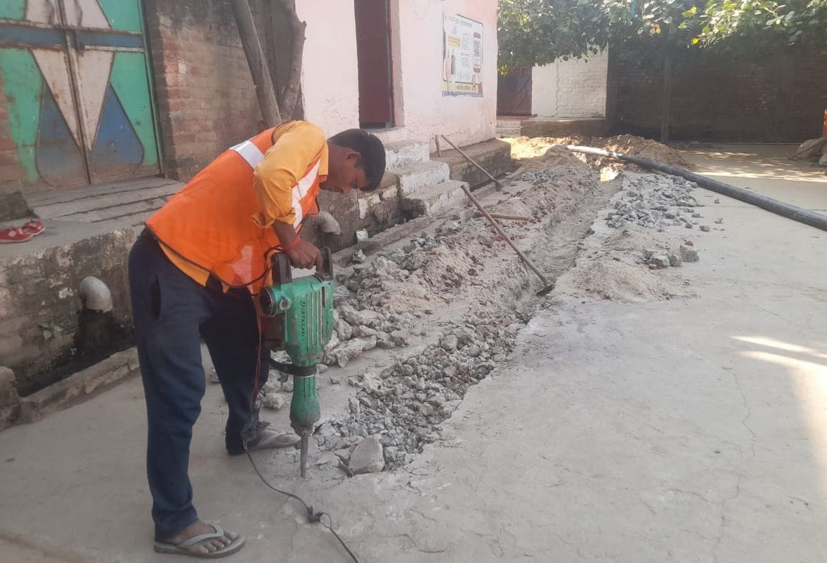 44,000 homes will receive water supply...12% of the work completed