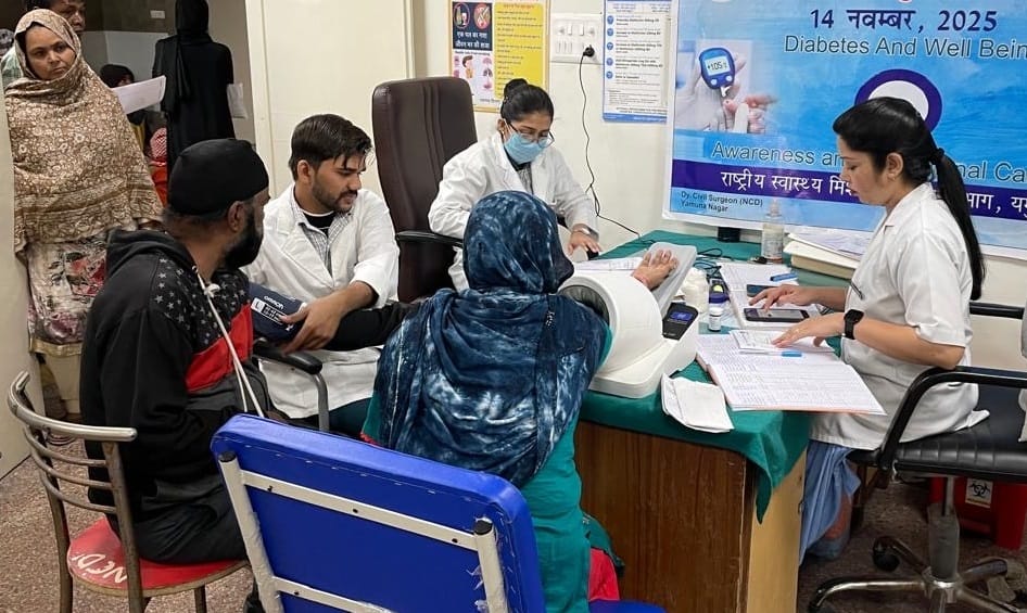 16 out of 47 suspected diabetic patients were found in the screening camp