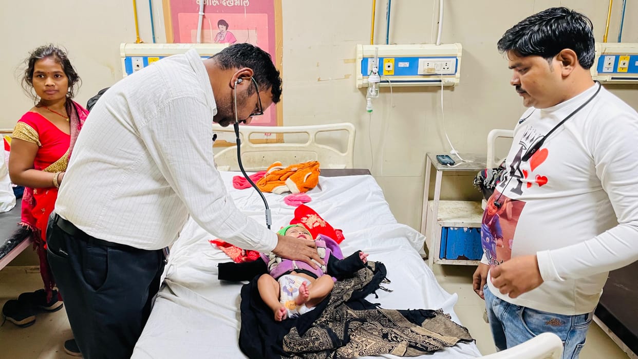 Cold winds increased the difficulties of the children, the number of patients increased.