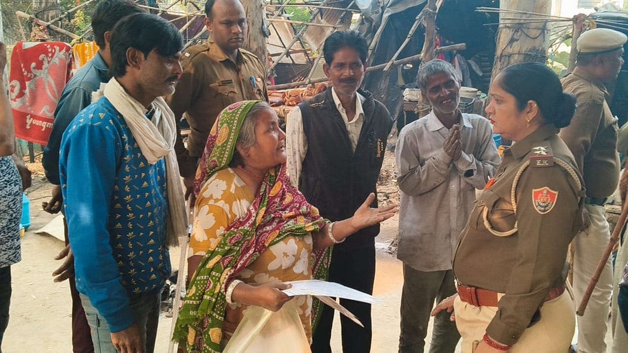 Slums removed from the side of the state highway