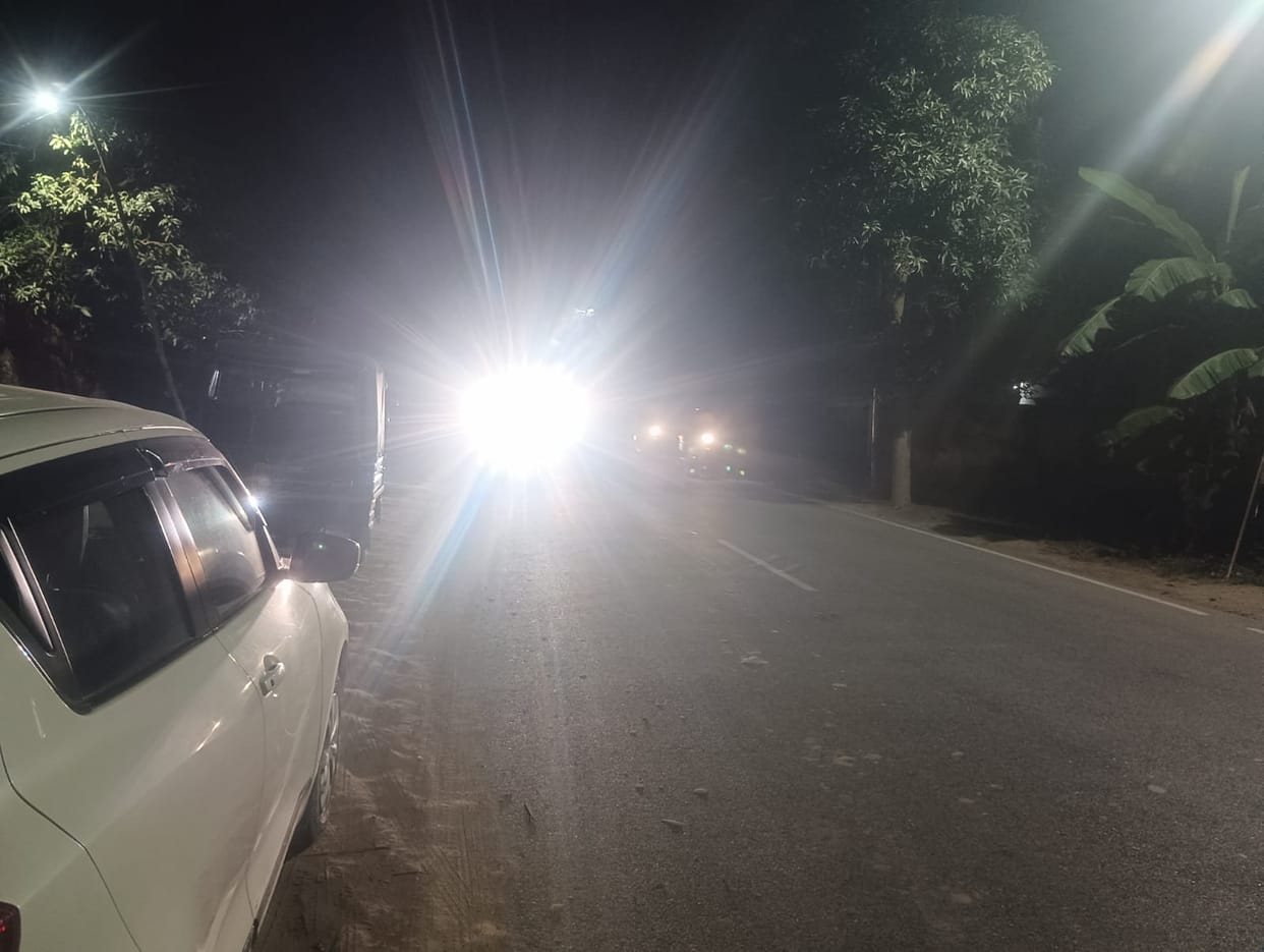 The bright lights on the highway are blinding our eyes...darkness is engulfing our lives.